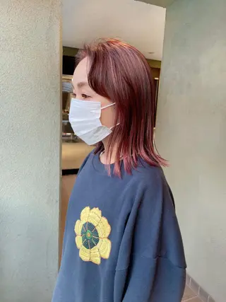ミディアム カラー HIROKI ” stylistのヘアスタイル