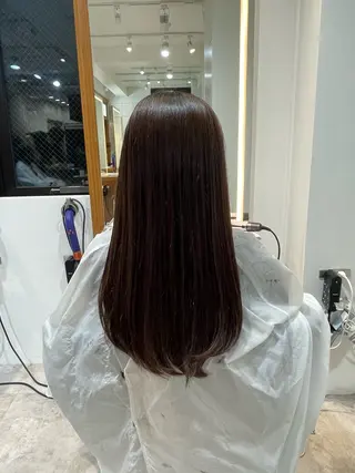 ロング カラー パーマ Lond re Maison所属・骨格補正ショート／艶 カラー🌸さくら🌸のヘアスタイル