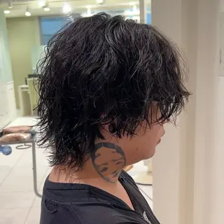 メンズ メンズパーマ 下村 伯のヘアスタイル