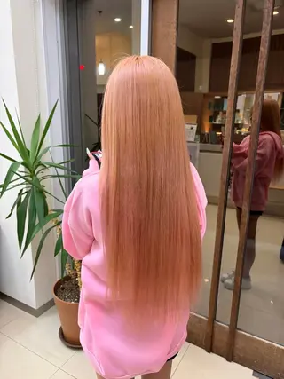 ロング パーマ／ブリーチ🐏 モデル募集中 ナナホのヘアスタイル