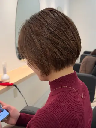 ショート mizuki🌙 ︎︎ショートカット◎のヘアスタイル