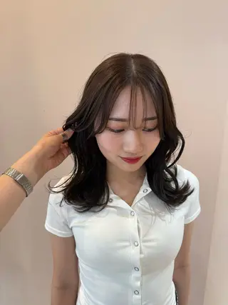 セミロング カラー Reginavita栄店 【レジナヴィータ】所属・鈴木 二依奈のヘアスタイル