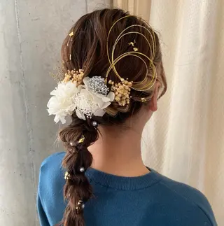ヘアアレンジ 🦋Misaki🦋 メンズパーマ/着付けのその他イメージ