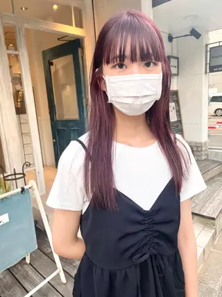 ロング カラー 🙃 透明感カラー/ボブのヘアスタイル