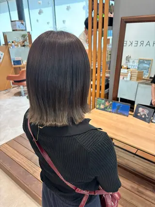 ミディアム カラー ヘアアレンジ 加藤 愛実のヘアスタイル