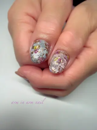 ネイル arm in arm ︎✿Yamamotoのマツエク・マツパデザイン