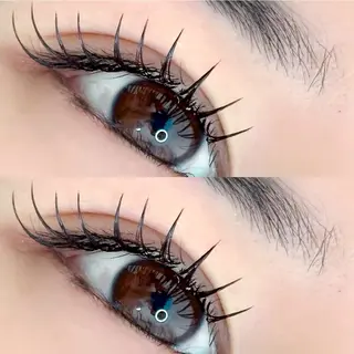 マツエク・マツパ MAUMU eyelash&eyebrow salon所属・𝙈𝙖𝙠𝙤 ꨄ 束感まつ毛 ꨄ北堀江のマツエク・マツパデザイン