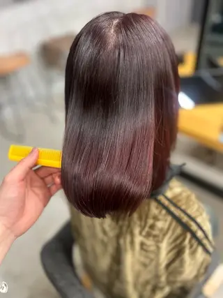 ミディアム カラー 天神/韓国レイヤー /髪質改善/ココロのヘアスタイル