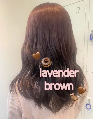 セミロング カラー Kana 🍋 ハイトーン【高円寺】のヘアスタイル