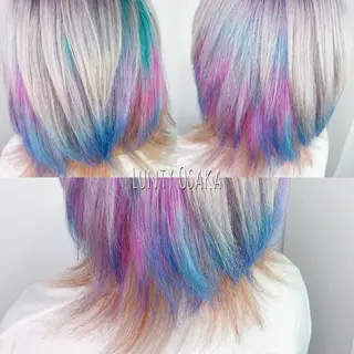 ショート カラー enn. bleach by t.a.g所属・枚方/樟葉駅 ３分 enn. AKIRAのヘアスタイル