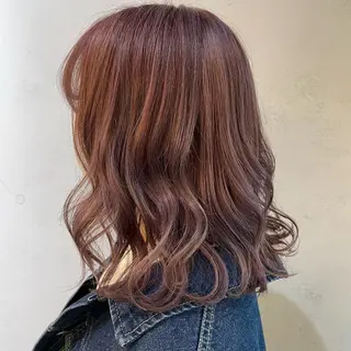 カラー ヘアアレンジ 𝙢𝙞𝙮𝙪🎀 girly hairのヘアスタイル