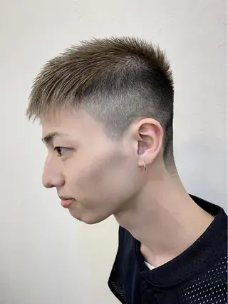 ショート カラー メンズ LAGRECE大阪梅田店所属・美髪矯正・髪質改善 【中村吉孝】のヘアスタイル