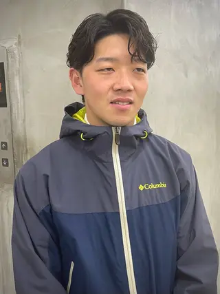 パーマ メンズ メンズカット パーマ[佐橋]のヘアスタイル