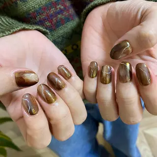 ネイル Amber21.所属・Nagahama Akariのネイルデザイン