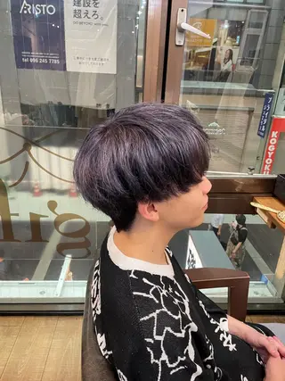 ショート カラー メンズ 浦野 翔のヘアスタイル