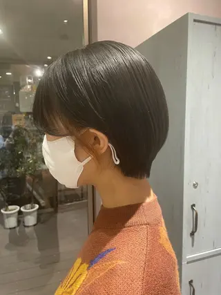ショート カラー 韓国風/オシャレ /縮毛矯正/滝口琴未のヘアスタイル