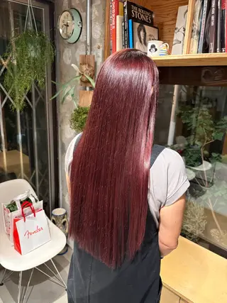 ロング カラー THE REMMY ユミザのヘアスタイル