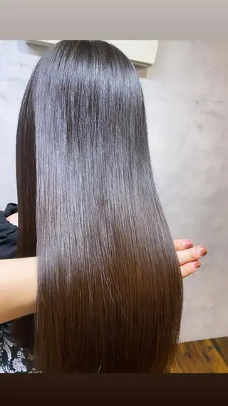 セミロング カラー 髪質改善/レイヤー カット手塚奨のヘアスタイル