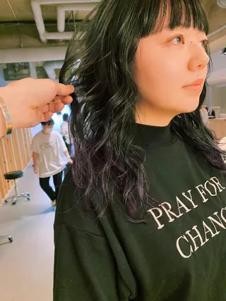 ミディアム カラー tension 【テンション】のヘアスタイル