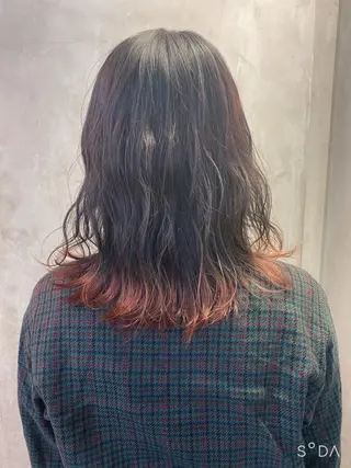 ミディアム カラー ヘアアレンジ stylist/蛯谷 珠里のヘアスタイル