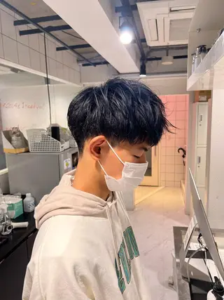 ショート カラー パーマ メンズ 🔥札幌No.1🥇 パーマ特化美容師🔥のヘアスタイル