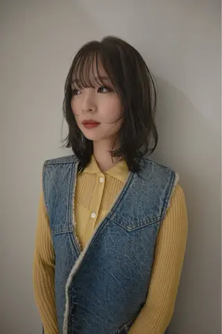 ミディアム カラー aya / カットカラーのヘアスタイル
