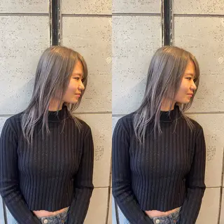 セミロング Y Uのヘアスタイル