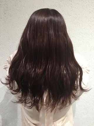 セミロング カラー 💎髪質改善💎 西森千夏のヘアスタイル