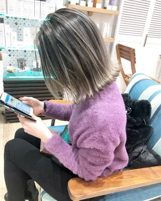 ショート カラー ❤️ダブルカラー 髪質改善❤️SAYAのヘアスタイル