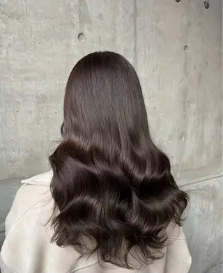 セミロング カラー ヘアアレンジ 透明感ラベンダー💗 SHOのヘアスタイル