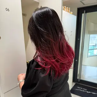 ロング 暖色カラー/レイヤー スタイル みはる🌙のヘアスタイル