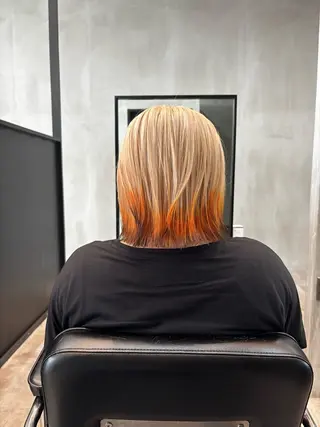 ミディアム ラフィスヘアー オウスケのヘアスタイル