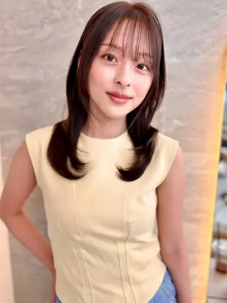 セミロング Londideal 高橋ヒロシのヘアスタイル