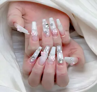 ネイル 小 雨のネイルデザイン