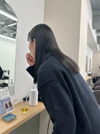 セミロング カラー キッズ オトナヘア🌸 harukaのヘアスタイル