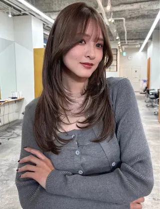 ロング カラー green登戸所属・レディースカット/ GINJIのヘアスタイル