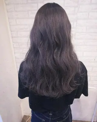 ロング カラー JIL BLAN 京都所属・RU RIのヘアスタイル