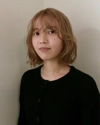 ショート カラー tonari所属・透明感カラー/中崎町 fukaのヘアスタイル