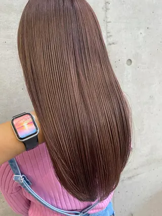 ロング カラー 大栗 佑也  髪質改善のヘアスタイル