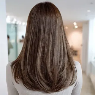 ロング カラー 🌈髪質改善💕 縮毛矯正✨青木まで✨のヘアスタイル