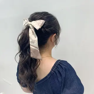 ロング ヘアアレンジ 🩶ヘアセット Ayaha🩶のヘアスタイル