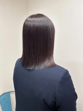 ミディアム カラー 伶風/ボブ/ ヘーゼルベージュのヘアスタイル