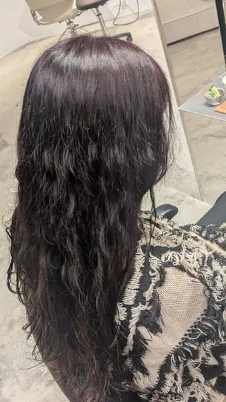 カラー 縮毛矯正💕艶カラー 金川萌萌のヘアスタイル