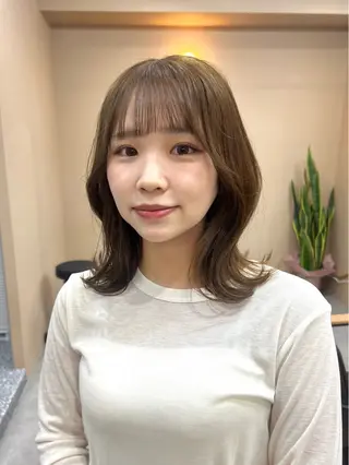 セミロング カラー Ayaka🩰🎀 ガーリー/暖色♡のヘアスタイル