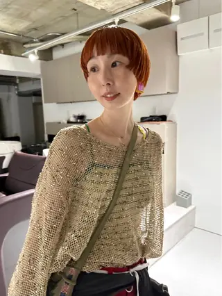 ショート カラー CAMINO REAL所属・natsumi zenshoのヘアスタイル