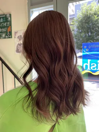 ロング カラー パーマ 海外レイヤー 🇺🇸/ヒナコのヘアスタイル