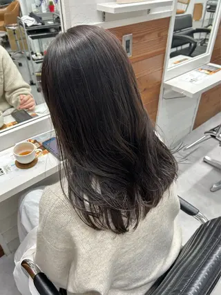 ロング カラー レイヤーボブ/ 艶カラー/サナ🌼のヘアスタイル