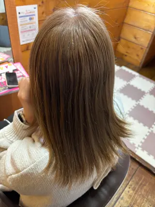 ミディアム よしかわ あいか/京都美容室のヘアスタイル