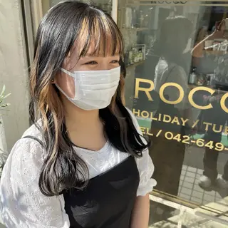 セミロング カラー MAI ROCCO3rdのヘアスタイル