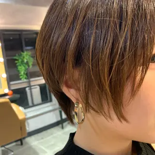 ショート 縮毛/ショート/ ボブ/レイヤー/小原のヘアスタイル